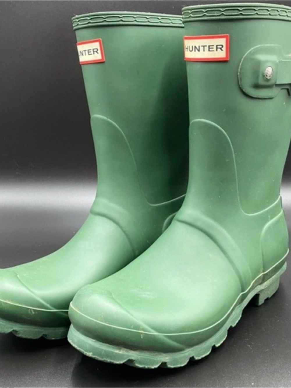 Hunter Rain Boots Sage Color Size 10